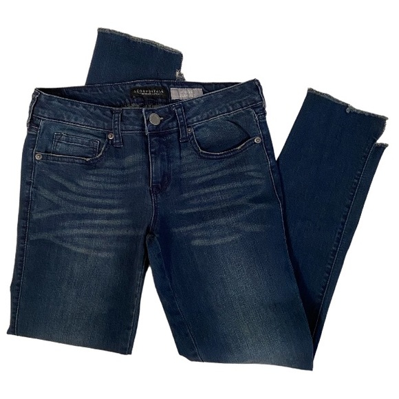 Aeropostale Ankle Jeggings Dark Wash Size 4R - Picture 2 of 9